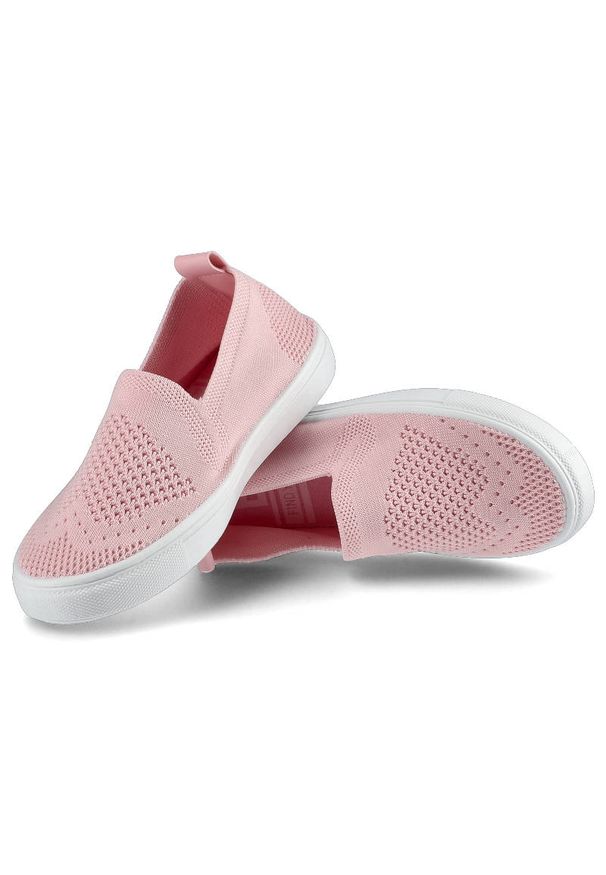 Big-Star - Różowe Tenisówki Dziecięce Big Star Lekkie Buty. Zapięcie: bez zapięcia. Kolor: różowy. Materiał: materiał, guma. Szerokość cholewki: normalna. Sezon: wiosna