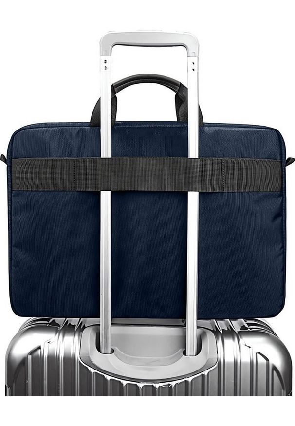 TECH-PROTECT - Torba Tech-Protect Defender Bag Laptop 17 granatowy. Kolor: niebieski. Materiał: materiał. Styl: elegancki, casual
