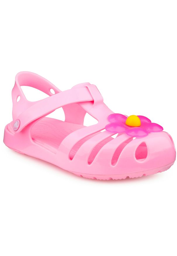 Sandały dziecięce Crocs ISABELLA CHARM. Kolor: różowy