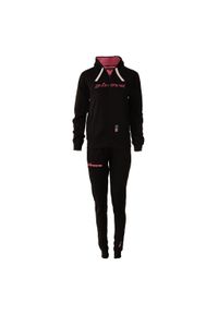 Damski dres Givova 103 z kapturem, felpa, XL. Kolor: szary, czarny, fioletowy, wielokolorowy. Materiał: dresówka #1