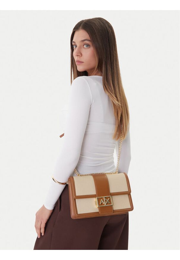 Armani Exchange Torebka XW000070 AF22570 M6261 Écru