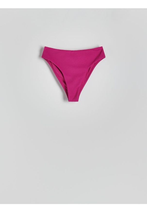 Reserved - Dół od bikini - fuksja. Stan: podwyższony. Kolor: różowy. Materiał: materiał