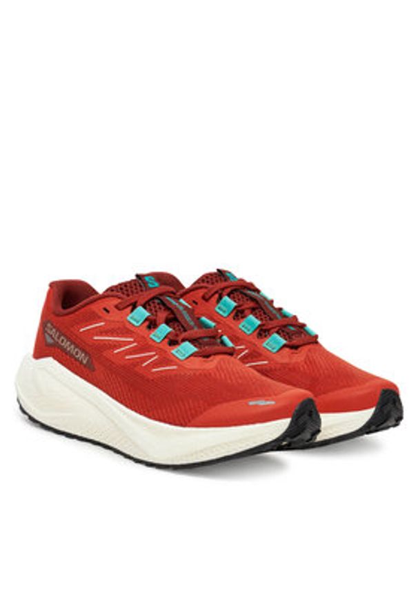 salomon - Salomon Buty do biegania Aero Blaze 3 Grvl L47915000 Pomarańczowy. Kolor: pomarańczowy. Materiał: materiał
