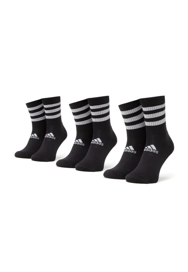 Adidas - adidas Skarpety długie DZ9347 Czarny. Kolor: czarny. Materiał: materiał