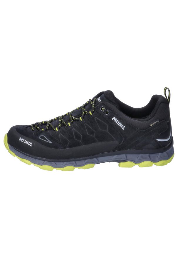 MEINDL - Buty trekkingowe męskie Meindl 396601. Zapięcie: sznurówki. Kolor: czarny, wielokolorowy. Materiał: syntetyk, materiał, skóra. Szerokość cholewki: normalna. Sport: turystyka piesza