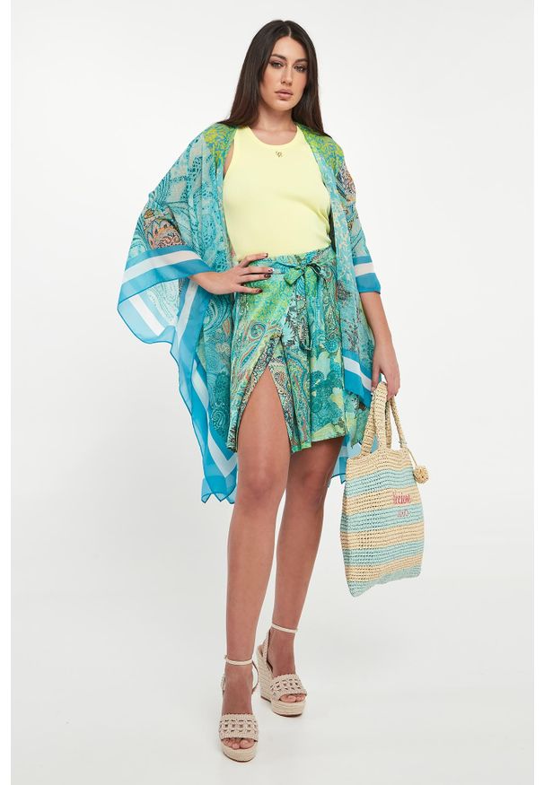 Liu Jo - Spódnico-szorty damskie ze wzorem paisley LIU JO. Wzór: paisley