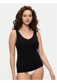 Triumph Top Sense Of Modal 10224796 Czarny Slim Fit. Kolor: czarny. Materiał: syntetyk #1