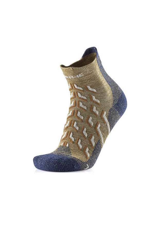 Skarpety trekkingowe dla doroslych Therm-ic Trekking Cool Ankle wysokosc kostki. Kolor: wielokolorowy, niebieski, zielony. Materiał: lyocell, bawełna, poliamid, elastan. Sport: turystyka piesza