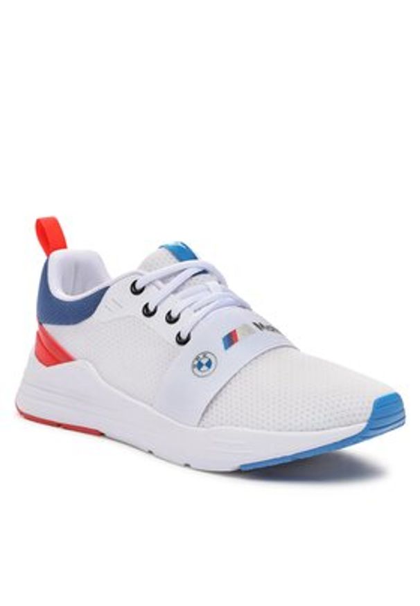 Puma Sneakersy Bmw Mms Wired Run 307793 02 Biały. Kolor: biały. Materiał: materiał. Sport: bieganie
