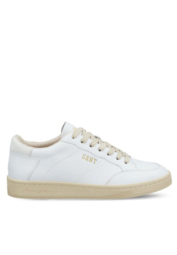 GANT - Gant Sneakersy 31631027 Biały. Kolor: biały. Materiał: skóra