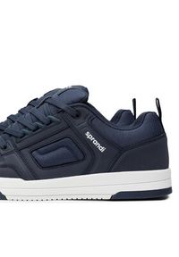 Sprandi Sneakersy MP07-21827-02 Granatowy. Kolor: niebieski. Materiał: skóra