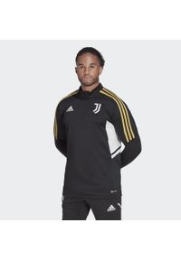 Bluza do piłki nożnej męska Adidas Juventus Condivo 22 Training Top. Kolor: czarny. Materiał: materiał #1