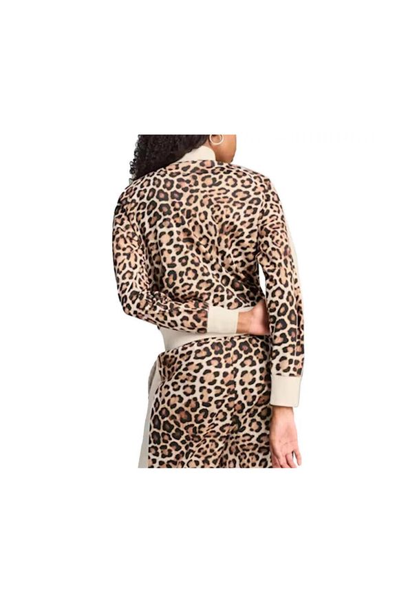 Bluza sportowa damska Puma T7 Leo Luxe Aop. Kolor: beżowy