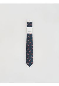 Reserved - Świąteczny krawat - granatowy. Kolor: niebieski. Styl: wizytowy #1