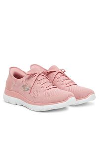 skechers - Skechers Sneakersy Summits-New Daily 150263/ROS Różowy. Kolor: różowy. Materiał: materiał #4