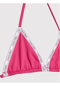Calvin Klein Swimwear Strój kąpielowy Logo Tape KY0KY00008 Różowy. Kolor: różowy. Materiał: syntetyk #4