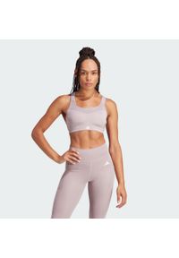 Adidas - Biustonosz TLRD Impact Training High-Support. Kolor: fioletowy, różowy, wielokolorowy. Materiał: materiał. Sport: fitness #1