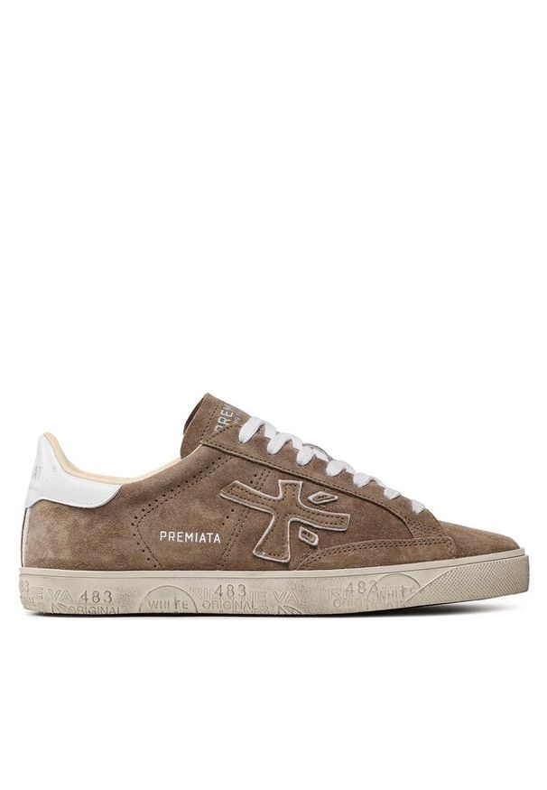 Sneakersy Premiata. Kolor: brązowy