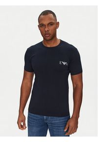 Emporio Armani Underwear Komplet 2 t-shirtów EM001849 AF10778 M0081 Kolorowy Slim Fit. Materiał: bawełna. Wzór: kolorowy #6