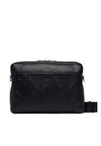 Calvin Klein Torba na laptopa Xl Emblem Aop LV04D3526G Czarny. Kolor: czarny. Materiał: skóra #2