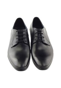Półbuty pantofle Badura 7589 czarne. Kolor: czarny. Materiał: skóra. Styl: klasyczny, elegancki #5