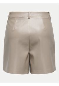 only - ONLY Szorty z imitacji skóry Saramy 15338008 Beżowy Regular Fit. Kolor: beżowy. Materiał: skóra #6
