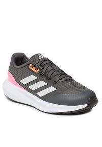 Adidas - adidas Sneakersy RunFalcon 3 Sport Running Lace Shoes HP5836 Szary. Kolor: szary. Materiał: materiał, mesh. Sport: bieganie