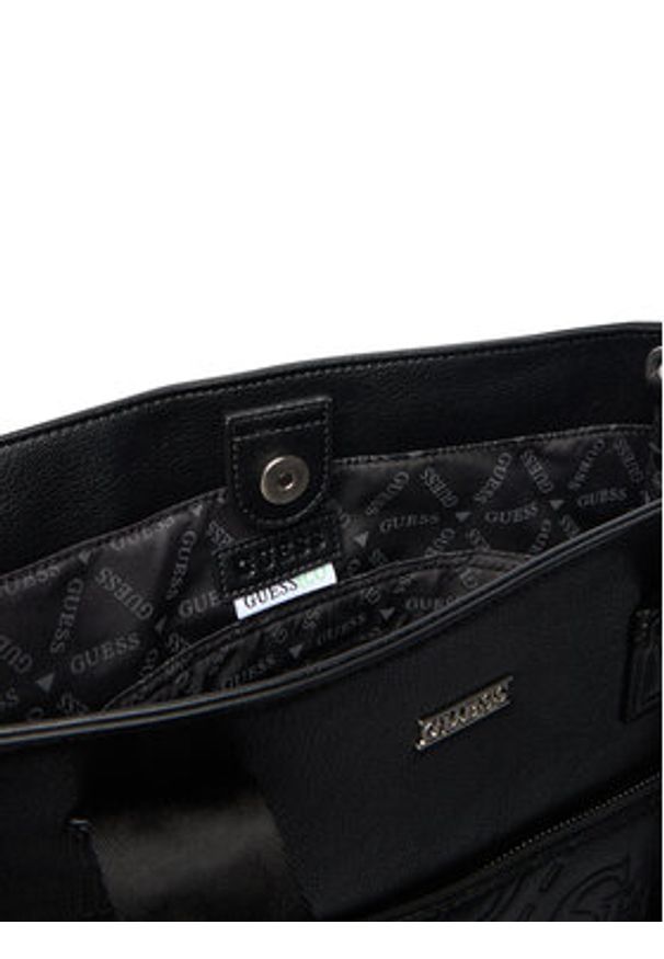 Guess Torba HMBOMG P5403 Czarny. Kolor: czarny. Materiał: skóra