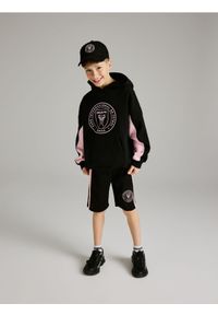 Reserved - Szorty Inter Miami CF - czarny. Kolor: czarny. Materiał: dzianina #1