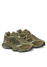 New Balance Sneakersy U9060ZGD Khaki. Kolor: brązowy. Materiał: skóra, zamsz