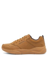 skechers - Skechers Sneakersy Liberation 8790157 WSK Brązowy. Kolor: brązowy. Materiał: materiał, skóra #3