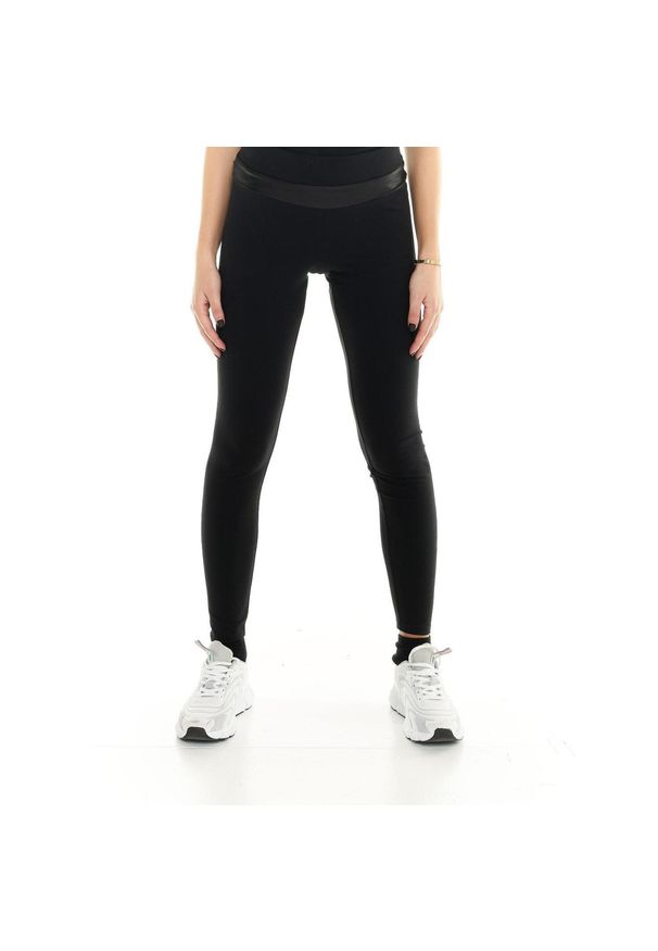 LEONE 1947 APPAREL - Legginsy damskie Leone Blackout. Kolor: czarny. Materiał: tkanina. Sport: fitness