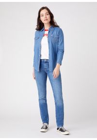 Wrangler - DAMSKIE SPODNIE JEANSOWE WRANGLER SLIM MORE BLUES W28L-KG-53S