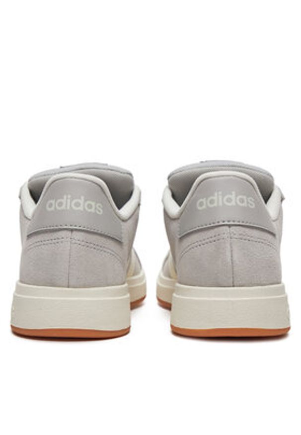Adidas - adidas Sneakersy Grand Court 00s JH6179 Szary. Kolor: szary. Materiał: zamsz, skóra