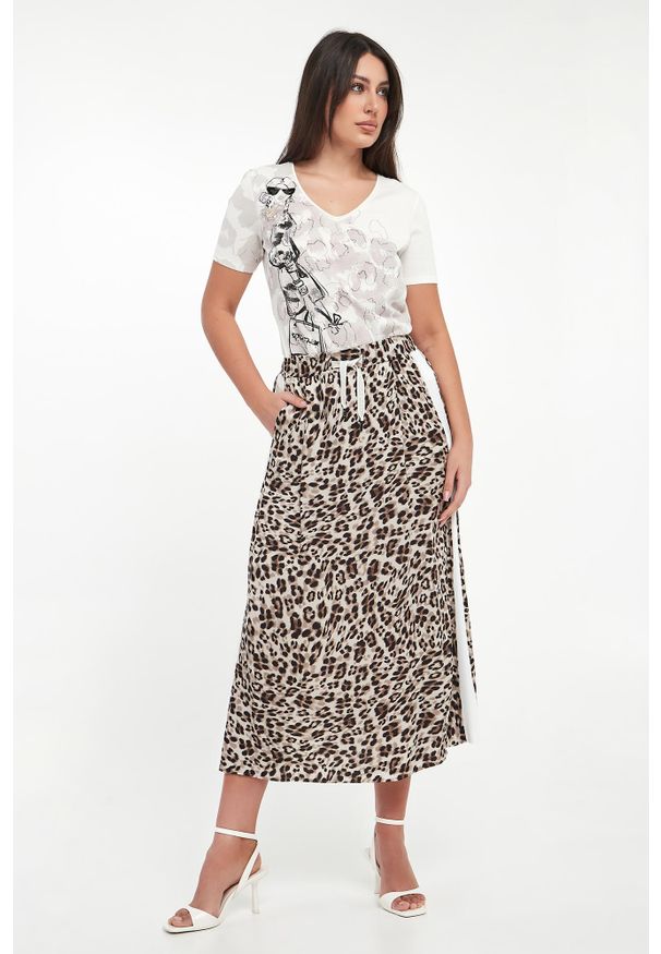 Sportalm - T-shirt damski z nadrukiem SPORTALM. Wzór: nadruk