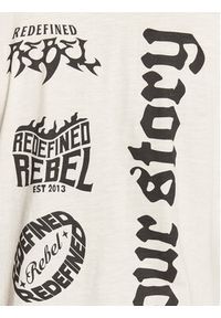 Redefined Rebel T-Shirt Marcel 211158 Écru Regular Fit. Materiał: bawełna #2