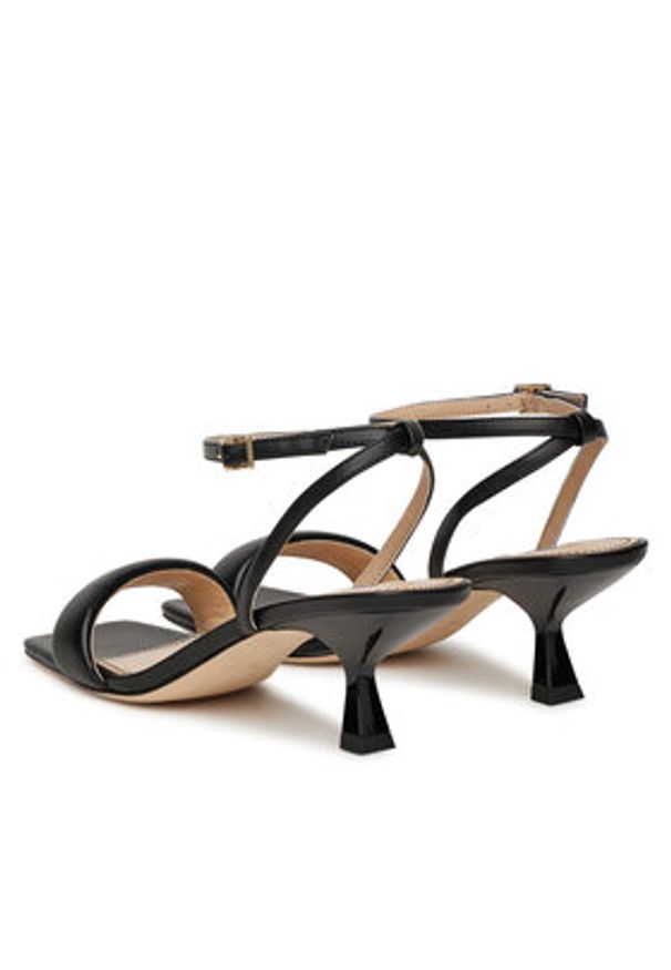 Marella Sandały Coimbra 2513521037200 Czarny. Kolor: czarny. Materiał: skóra