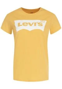 Levi's® T-Shirt The Perfect Graphic Tee 17369-0778 Żółty Regular Fit. Kolor: żółty #2