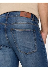 United Colors of Benetton - United Colors Of Benetton Jeansy 4MCP57BC8 Granatowy Slim Fit. Kolor: niebieski