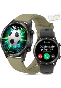 Gravity Zegarek dziecięcy SMARTWATCH GRAVITY GT10-2 BK/GN/BK LEATHER PROF. Rodzaj zegarka: smartwatch #1