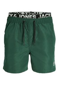 Jack & Jones - Jack&Jones Szorty kąpielowe Fiji 12227254 Zielony Regular Fit. Kolor: zielony. Materiał: syntetyk #7