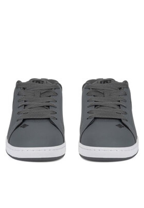 DC Shoes Sneakersy COURT GRAFFIK 300529-GBW Szary. Kolor: szary. Materiał: skóra