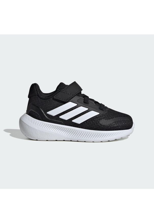 Adidas - Buty dla dzieci Runfalcon 5. Okazja: na uczelnię. Kolor: czarny, biały, wielokolorowy. Sport: joga i pilates
