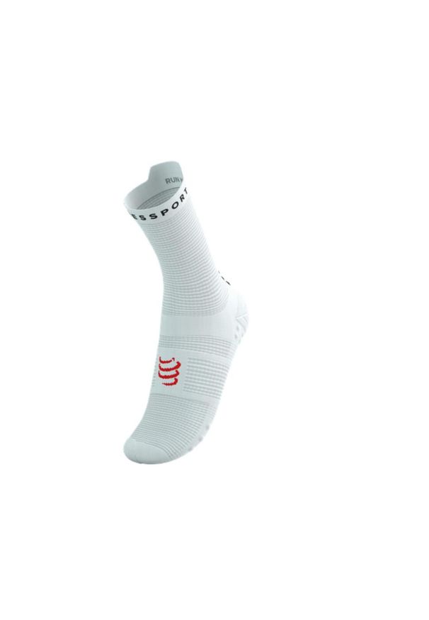 Skarpetki biegowe Compressport ProRacing Socks V4 Run High white/black. Materiał: materiał. Sport: bieganie