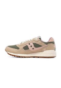 Buty do chodzenia damskie Saucony Shadow 5000. Zapięcie: sznurówki. Kolor: beżowy, wielokolorowy. Materiał: syntetyk, tkanina, zamsz, materiał. Szerokość cholewki: normalna. Sport: turystyka piesza