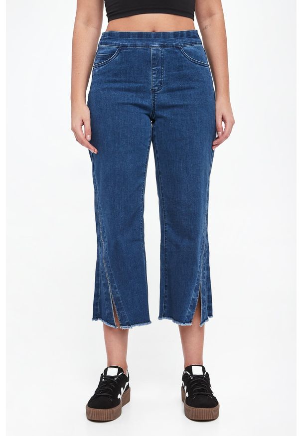 Joseph Ribkoff - Jeansy damskie z kryształkami JOSEPH RIBKOFF