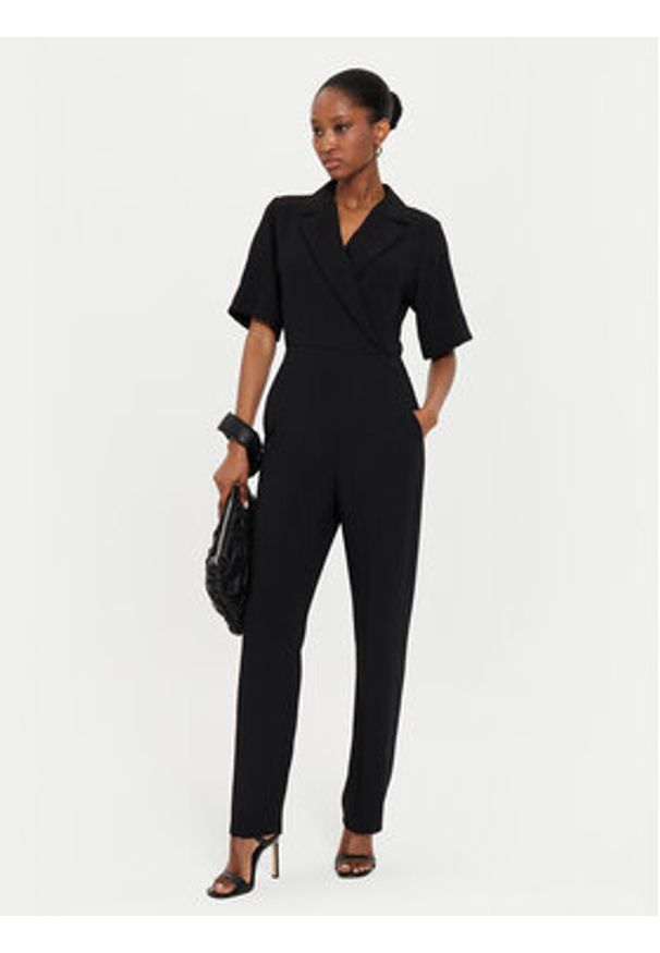 Marella Kombinezon Clacson 2423246013 Czarny Regular Fit. Kolor: czarny. Materiał: syntetyk