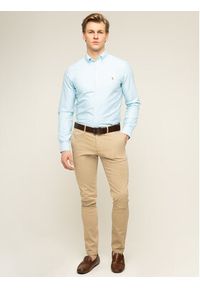 Polo Ralph Lauren Koszula Classics 710784299011 Błękitny Slim Fit. Typ kołnierza: polo. Kolor: niebieski. Materiał: bawełna #3