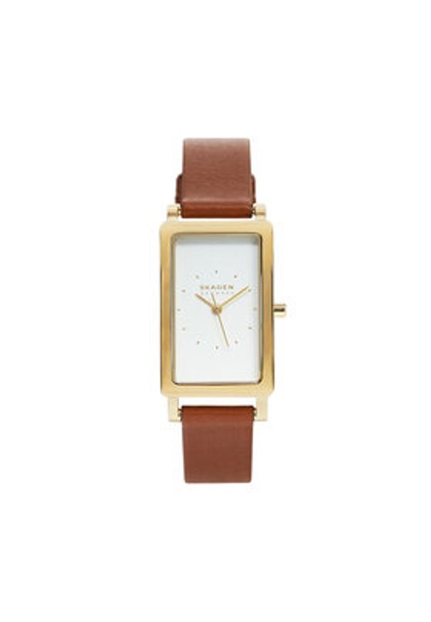 Skagen Zegarek Hagen SKW3097 Brązowy. Kolor: brązowy