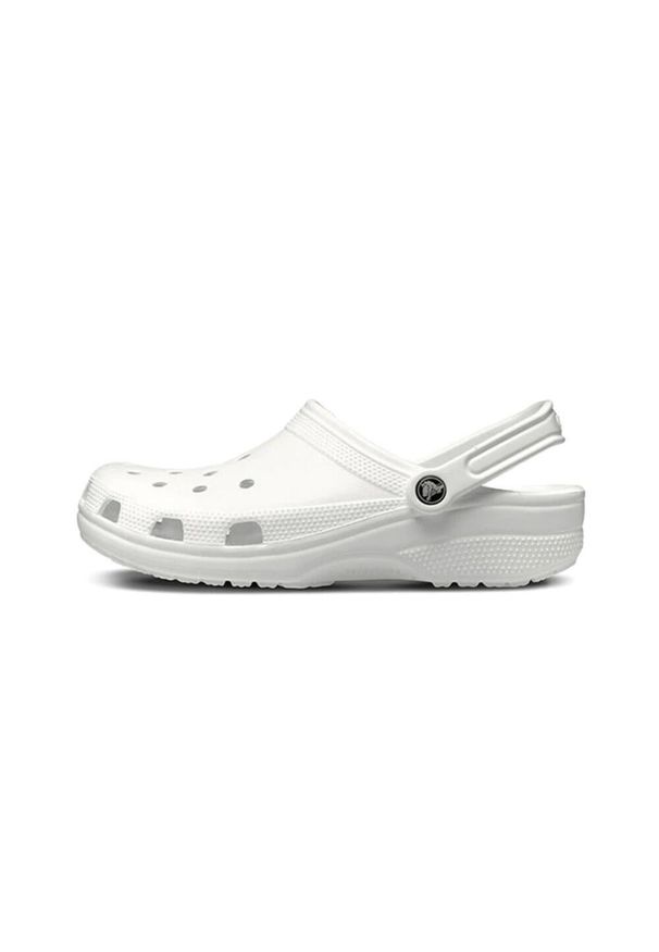 Japonki Crocs Classic, Dla obu płci. Kolor: biały. Materiał: syntetyk, materiał. Styl: sportowy